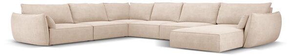 Bež kotni kavč (levi kot) Vanda - Mazzini Sofas