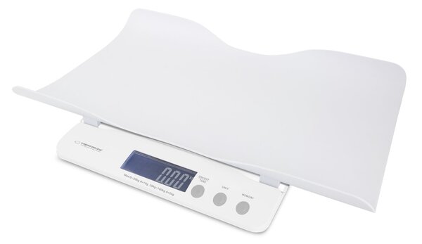 2v1 elektronska LCD tehtnica za dojenčke in otroke do 100 kg