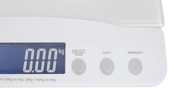 2v1 elektronska LCD tehtnica za dojenčke in otroke do 100 kg