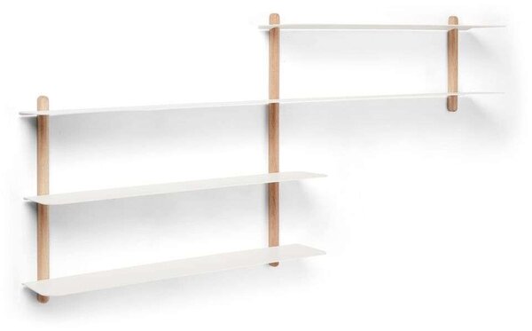 GEJST - Nivo Shelf B Modra Hrast/Bela GEJST