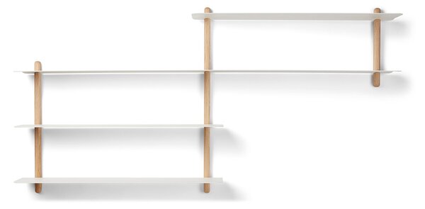 GEJST - Nivo Shelf B Modra Hrast/Bela GEJST