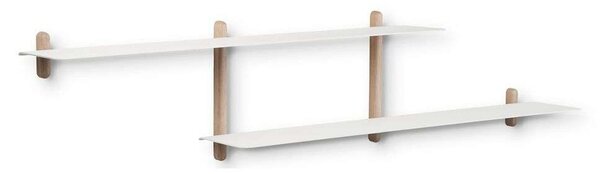 GEJST - Nivo Shelf Large H Modra Hrast/Bela GEJST