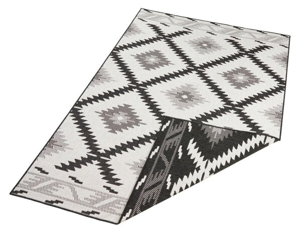 Črno-bež zunanja preproga NORTHRUGS Malibu, 290 x 200 cm