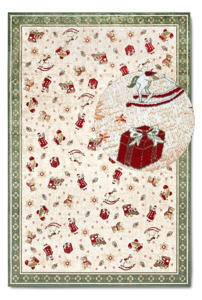 Zelena preproga z božičnim motivom iz mešanice bombaža 160x230 cm Toy's Delight Green Christmas – Villeroy&Boch