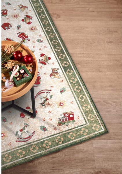 Zelena preproga z božičnim motivom iz mešanice bombaža 160x230 cm Toy's Delight Green Christmas – Villeroy&Boch