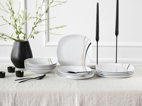 Creatable Jedilni Servis Square City Line, 12-Delni