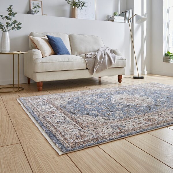 Modra/bež preproga 80x150 cm Vintage – Think Rugs