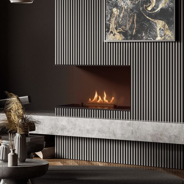 Planika Senso Fireplace BEV- Vgradni BIO kamin 56,2x75 cm 2,5kW + Daljinski upravljalnik