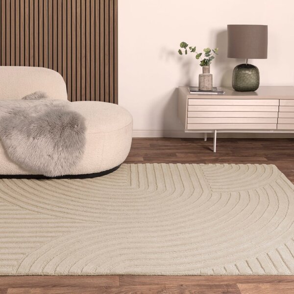 Bež volnena preproga 160x230 cm Hague – Asiatic Carpets