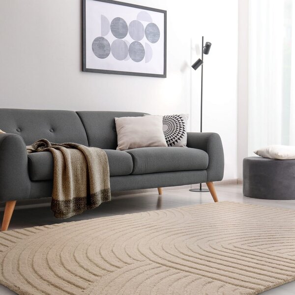 Bež volnena preproga 160x230 cm Hague – Asiatic Carpets