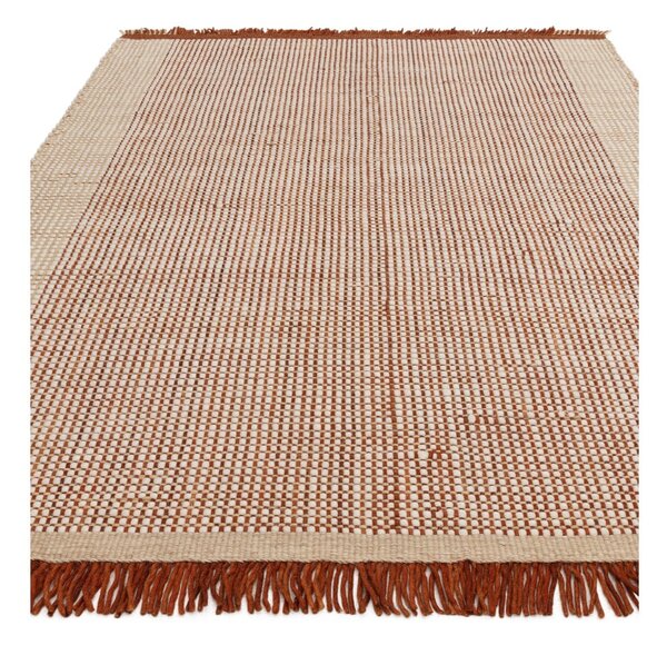 Rjava ročno tkana volnena preproga 120x170 cm Avalon – Asiatic Carpets