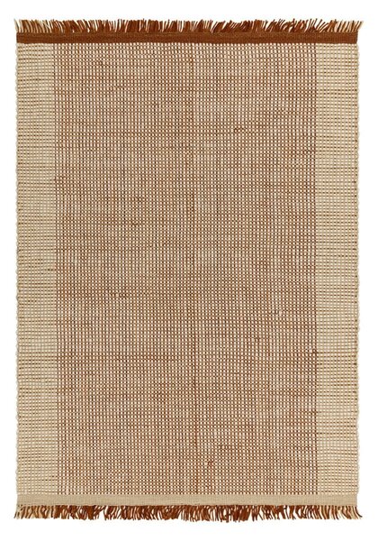 Rjava ročno tkana volnena preproga 120x170 cm Avalon – Asiatic Carpets