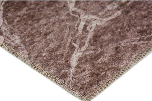 Rjavo-kremna pralna preproga 150x80 cm - Vitaus