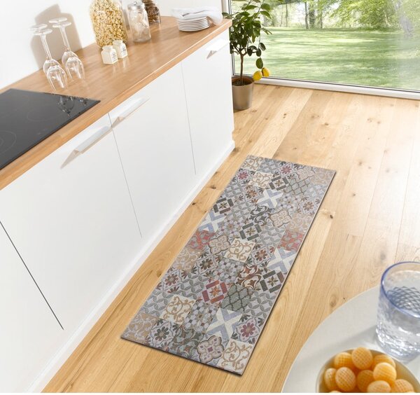 Siva preproga 75x150 cm Cappuccino Mosaik – Hanse Home