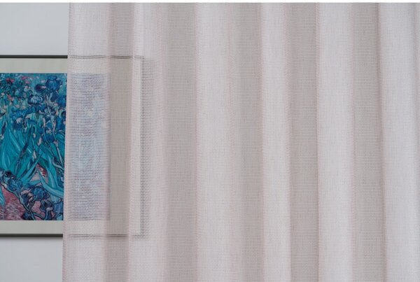 Rožnata prosojna zavesa 140x260 cm Modena – Mendola Fabrics