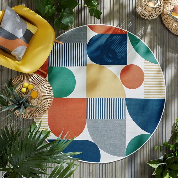 Okrogla zunanja preproga ø 160 cm Geo - Flair Rugs