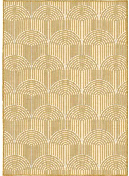 Oker rumena zunanja preproga 120x170 cm Pangli Ochre – Hanse Home