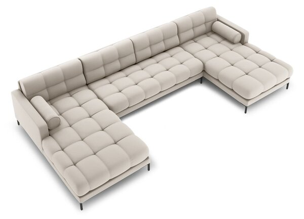 Bež kotna sedežna garnitura (v obliki črke "U") Bali – Cosmopolitan Design