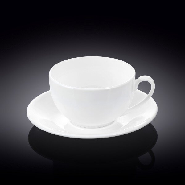 Skodelica in Podstavek, Porcelan, 400ml