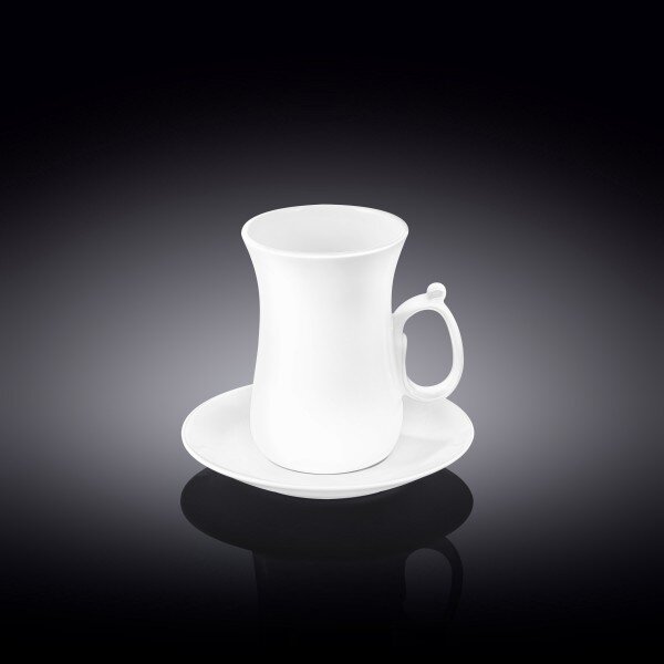 Skodelica in Podstavek, Porcelan, 120ml