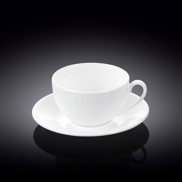 Skodelica in Podstavek, Porcelan, 250ml