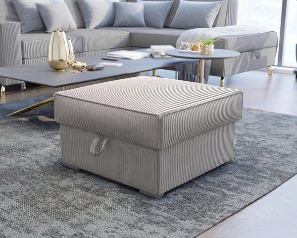 Bež tabure SMART COSARO z odlagalnim prostorom 65x65 cm