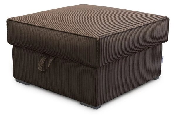 Temno rjava tabure SMART COSARO s prostorom za shranjevanje 65x65 cm