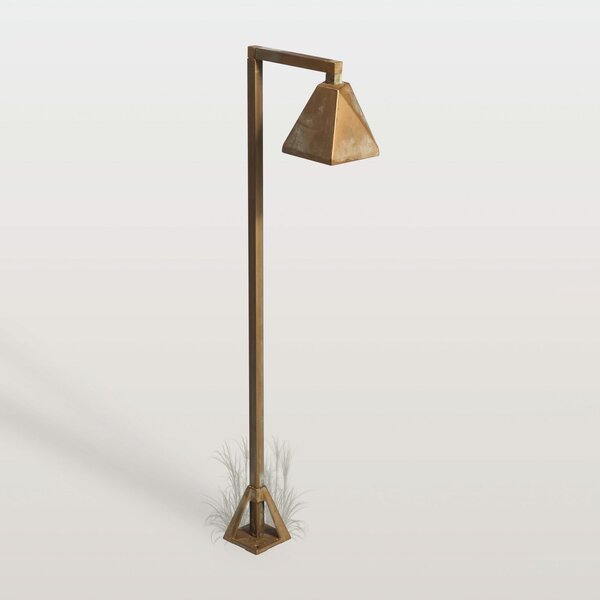 Moretti Luce LED-potna svetilka Silva Edge, 80 x 19 cm, starinsko medenina, Bronasta / starinska medenina, Medenina, Podeželska hiša / Rustikalna