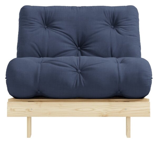 Raztegljiv fotelj Karup Design Roots Raw/Navy