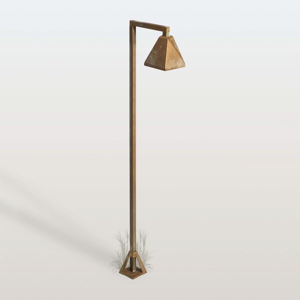 Moretti Luce LED-potna svetilka Silva Edge, 100 x 19 cm, starinsko medenina, Bronasta / starinska medenina, Medenina, Podeželska hiša / Rustikalna