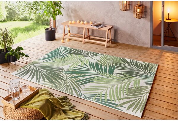 Zelena/bež zunanja preproga 160x230 cm Vai – NORTHRUGS