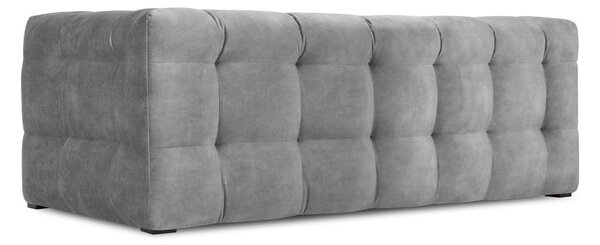 Siva žametna zofa Windsor & Co Sofas Vesta, 208 cm