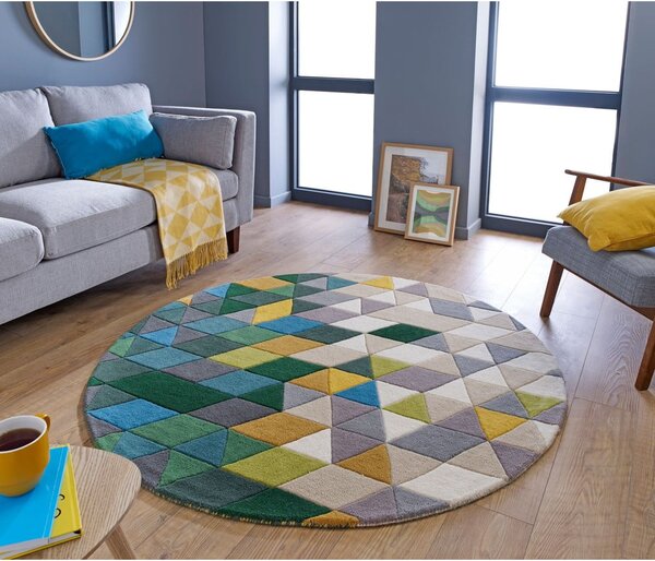 Volnena preproga Flair Rugs Prism, ⌀ 160 cm