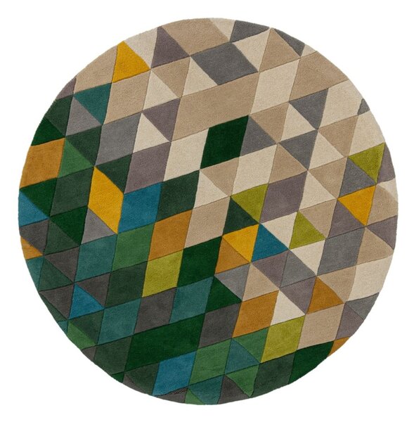 Volnena preproga Flair Rugs Prism, ⌀ 160 cm