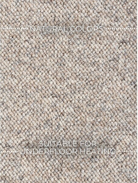 Siv/kremno bel pralen tekač 80x240 cm Rocco Dark Cream – Elle Decoration