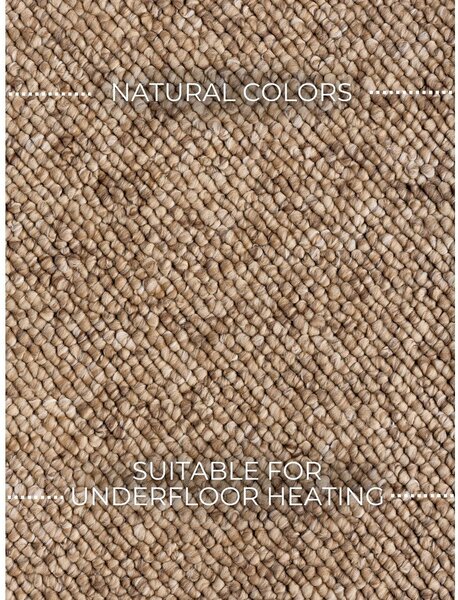 Svetlo rjav pralen tekač 80x240 cm Rocco Caramel – Elle Decoration