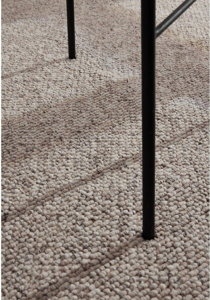 Siv/kremno bel pralen tekač 80x240 cm Rocco Dark Cream – Elle Decoration