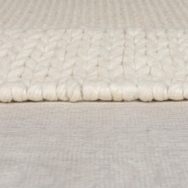 Bež volnena preproga 170x120 cm Rue - Flair Rugs