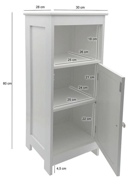 SREDNJE VISOKA OMARA 30/80/28 cm