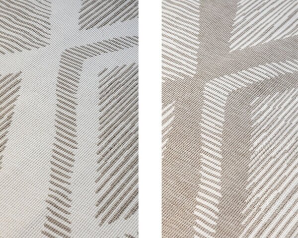 Rjava/kremno bela zunanja preproga 80x150 cm Gemini – Elle Decoration