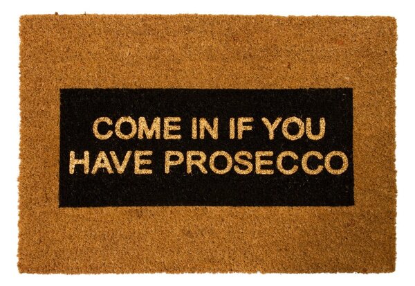 Predpražnik iz naravnih kokosovih vlaken Artsy Doormats In If you Have Prosecco Glitter, 40 x 60 cm
