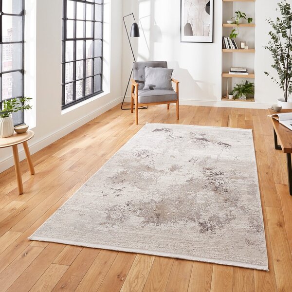 Kremno bela viskozna preproga 120x170 cm Bellagio – Think Rugs