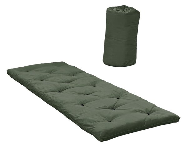 Zelena futonska vzmetnica 70x190 cm Bed In a Bag Olive – Karup Design