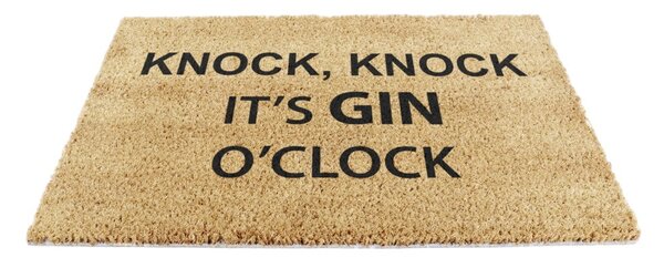 Predpražnik iz kokosovih vlaken 40x60 cm Gin O'Clock – Artsy Doormats