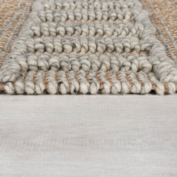 Svetlo siva/naravna preproga 160x230 cm Medina – Flair Rugs