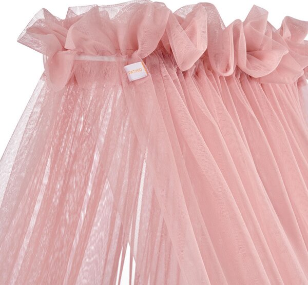 BALDAHIN Pink Baldachin 160/600 cm obarvano starinsko roza