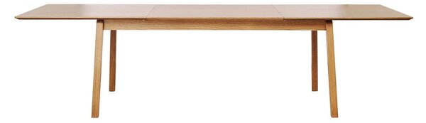 Raztegljiva jedilna miza z mizno ploščo v hrastovem dekorju 95x190 cm Bari – Unique Furniture