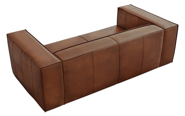 Rjava usnjena zofa v barvi konjaka 212 cm Madame - Windsor & Co Sofas