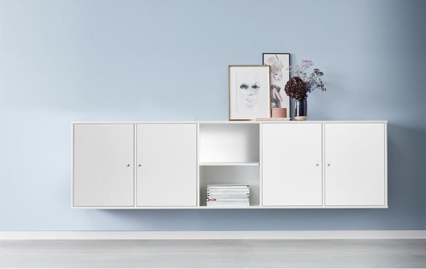 Bela nizka komoda 220x61 cm Mistral - Hammel Furniture