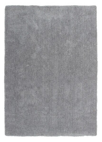 KOSMATINEC VELVET SILVER 120/170 cm taftano srebrne barve
